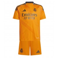 Camiseta Real Madrid Antonio Rudiger #22 Segunda Equipación Replica 2024-25 para niños mangas cortas (+ Pantalones cortos)